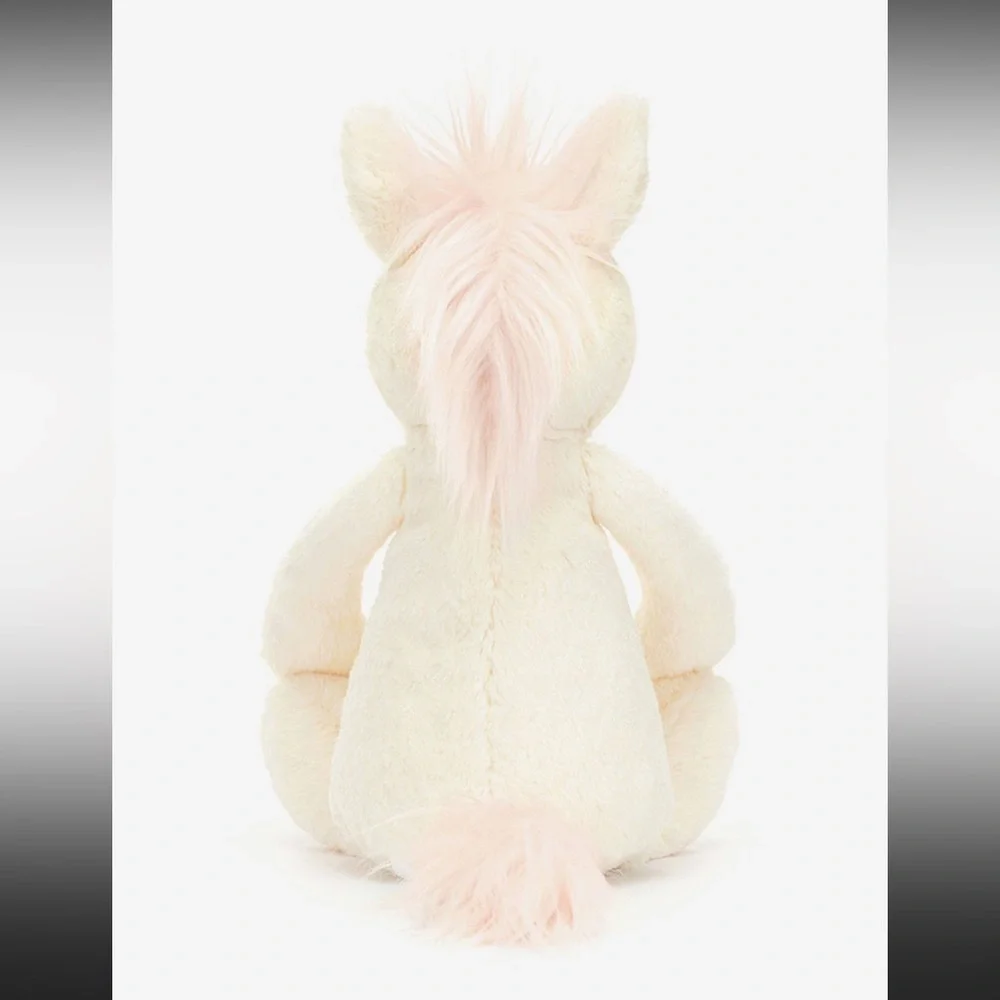 Jellycat Bashful Unicorn in White and Pink